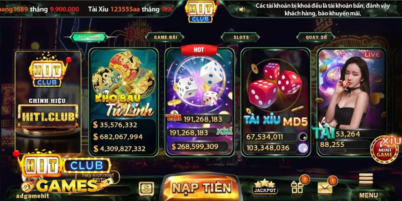 cổng game hitclub xanh chín